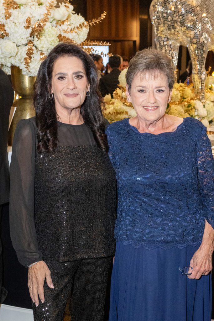 Sandi Mercado, Rochelle Wizansky at the Celebrity Paws gala (Photo by Jacob Power)