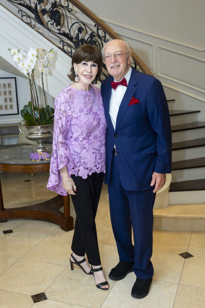 Shelby Hodge & Shafik Rifaat at the Houston Ballet Ball launch party  (Photo by Annie Mulligan)
