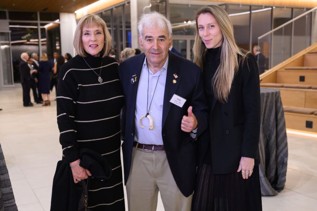 Sonya Becak, Andy Sabin, Shelby Becak at the public launch of the MD Anderson Cancer Center $2.5 billion capital campaign  (Photo by Michelle Watson, CatchlightGroup.com)