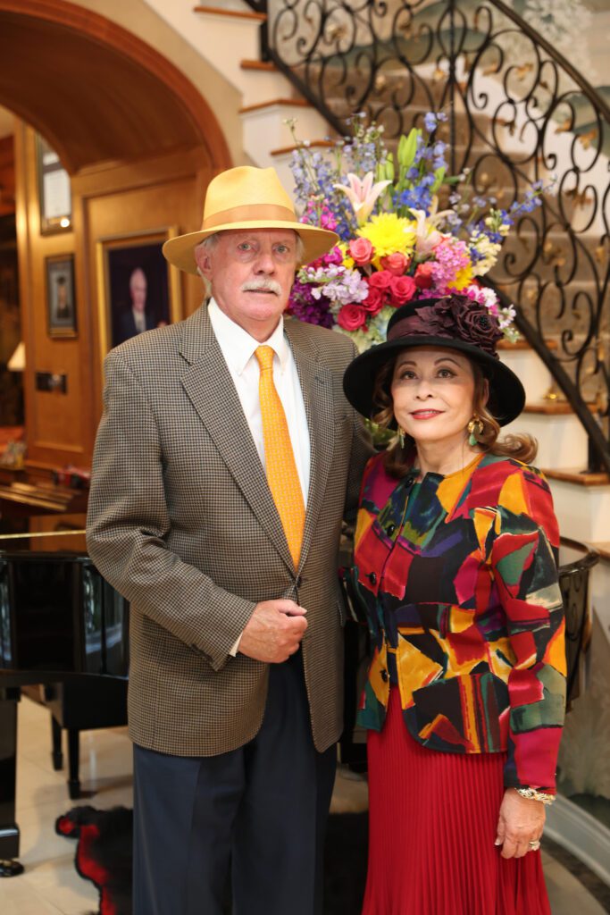Edward & Rini Ziegler open their River Oaks home for the Houston Symphony garden tea party (Photo by Priscilla Dickson)