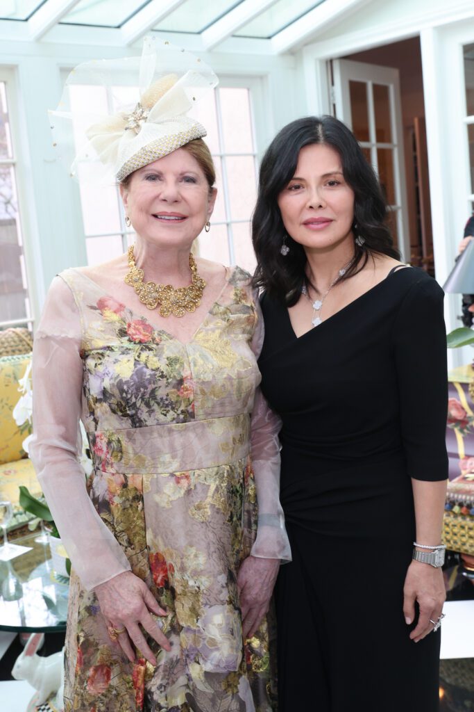 Joni Baird, SFA Club's Jun at the Houston Symphony garden tea party (Photo by Priscilla Dickson)