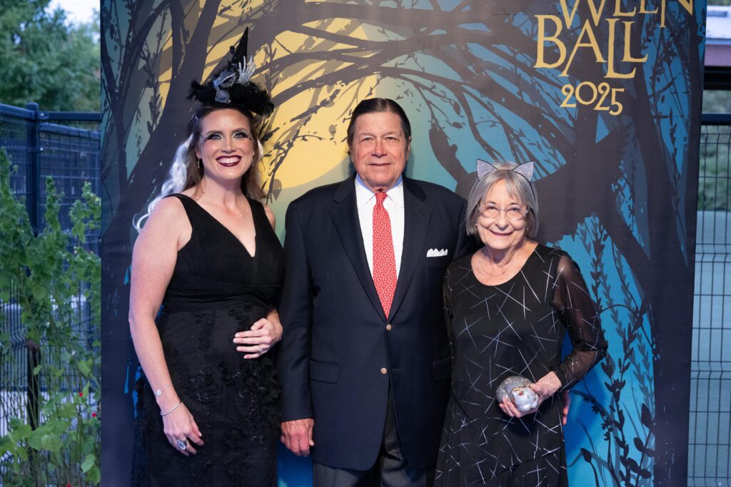 Co-chairs Tracy LeRoy, Tommy Harper, Annie Graham at Houston SPCA's 5th Annual Howl-O-Ween Ball  (Photo by Wilson Parrish)