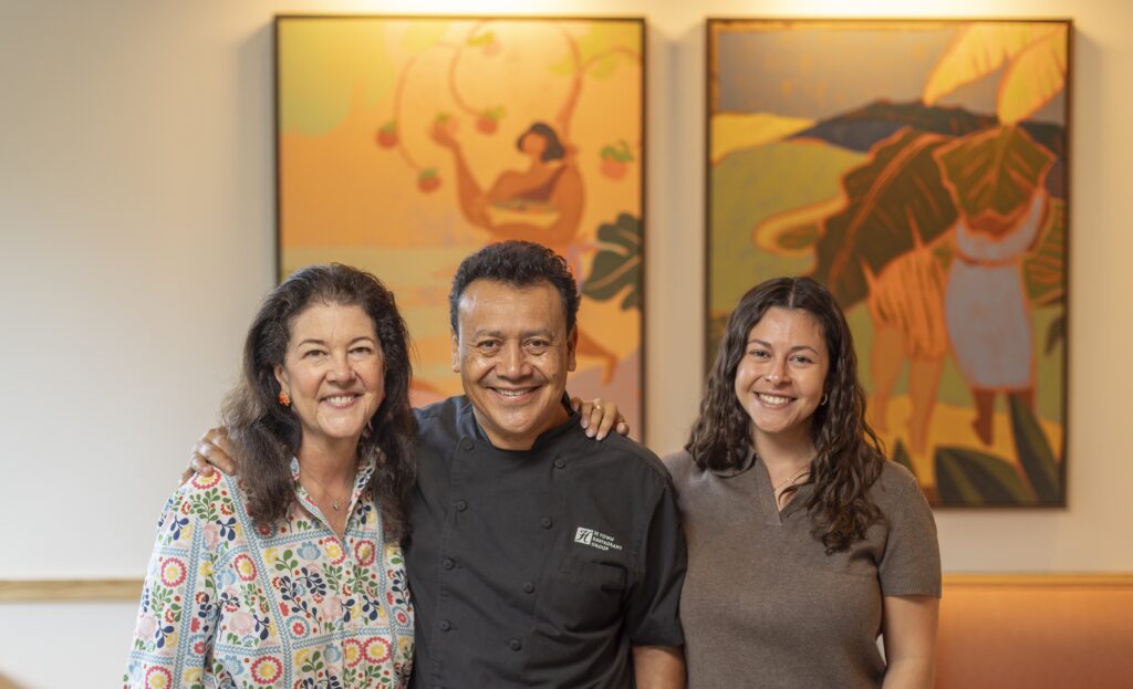 Owners Tracy Vaught and Hugo Ortega with their daughter, Sophia Ortega. Photo by Nick de la Torre.