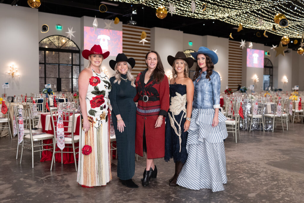 Vanessa Ames, Kristen Collins, Dana Barton, Brooke Lee, Jordan Seff at Crime Stoppers of Houston (Photo by Daniel Ortiz)