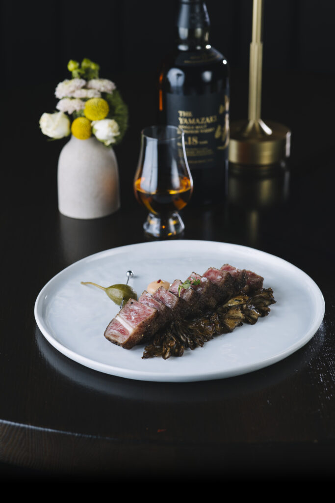 In addition to a wide range of seafood options, Nikuya also features A5 Wagyu. (Courtesy)