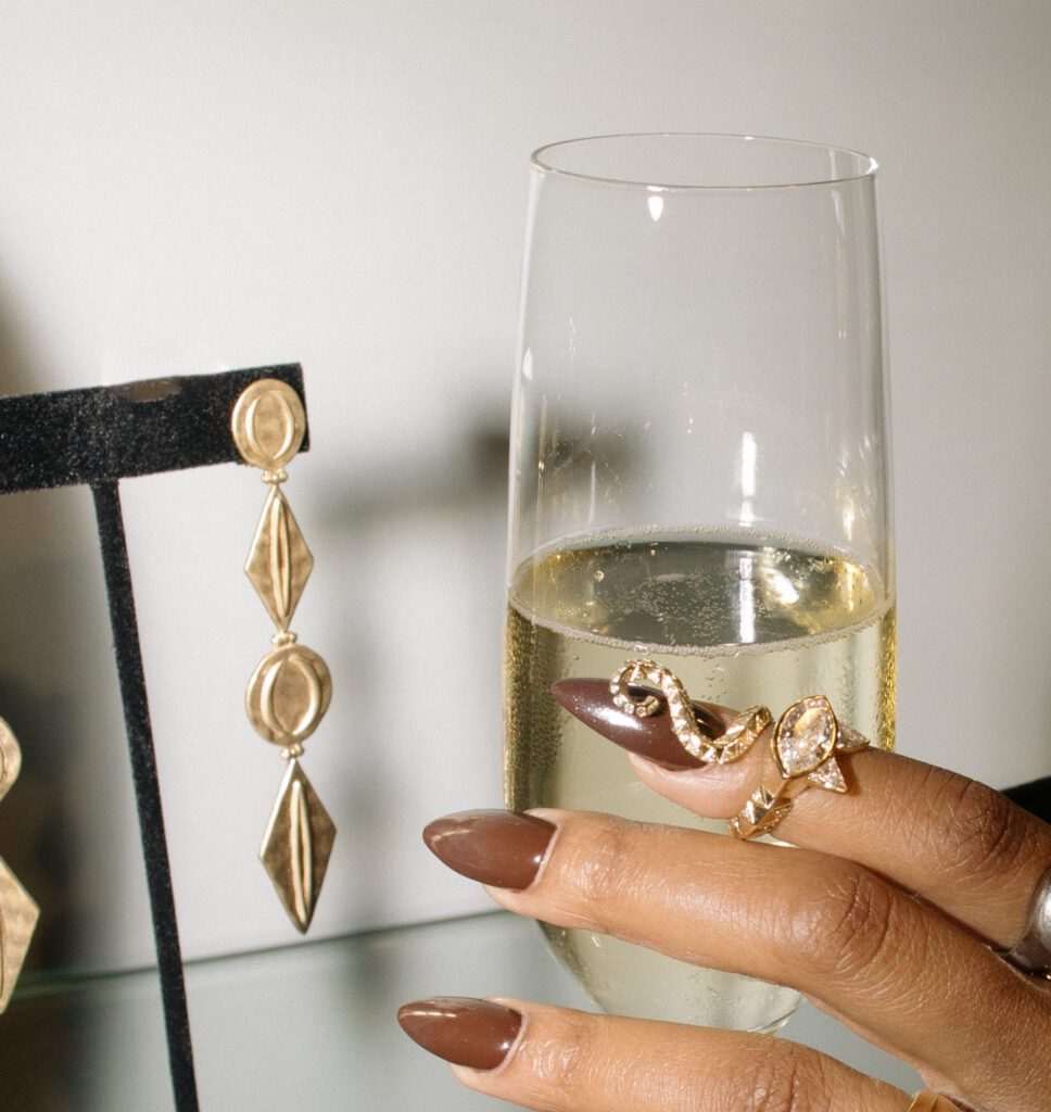 Toasting to the new collection (Photo by Paris Mumpower)