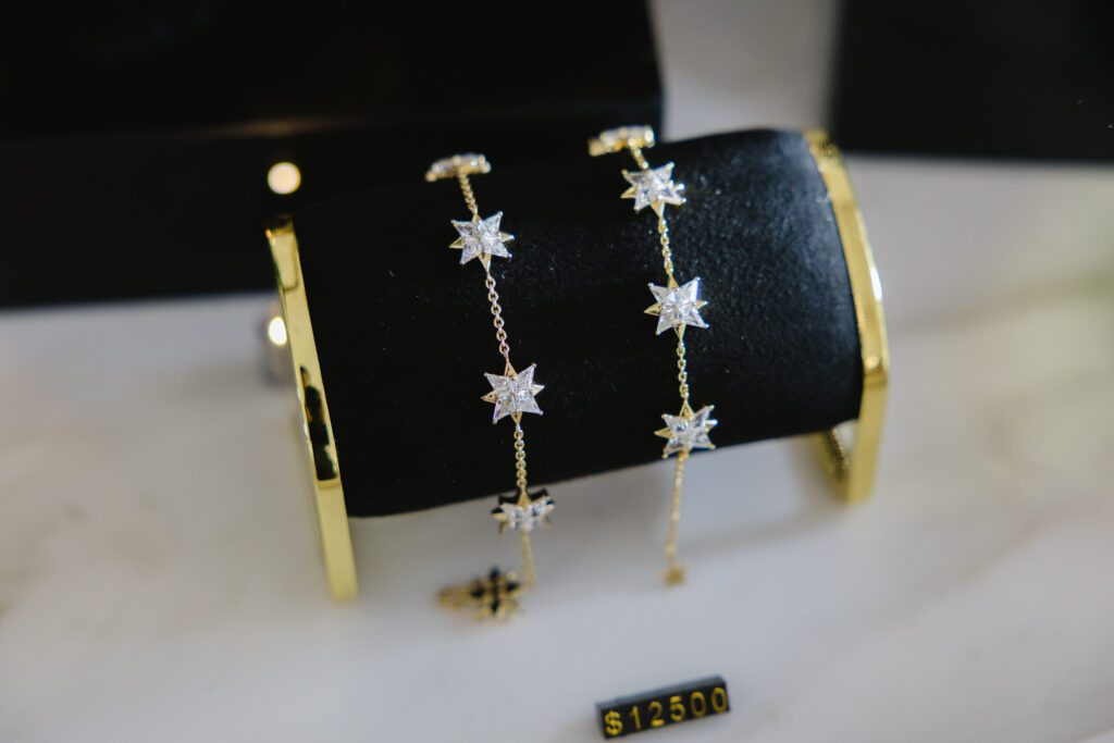 Diamond bracelets by 11 Juillet (Photo by Johnny Than)