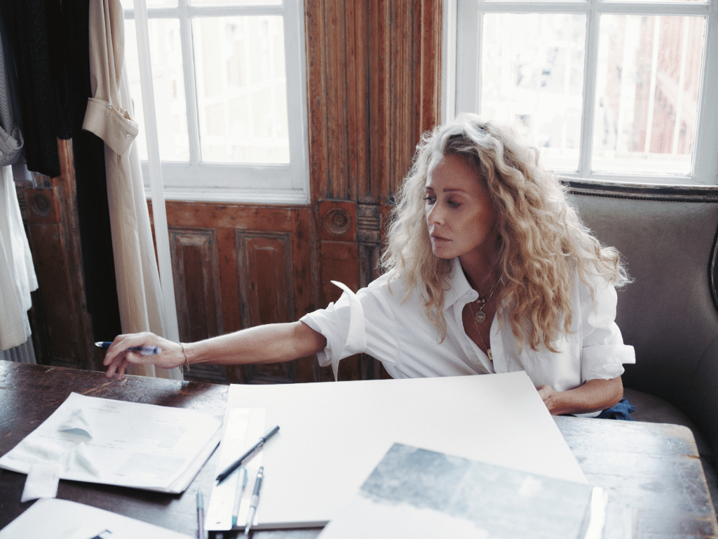 Trish Wescoat Pound founded TWP to "offer her own take on American sportswear; effortless, unbound, understated pieces that complement the reality of women’s lives." (Courtesy TWP)