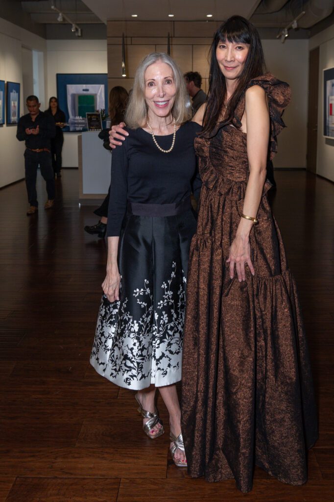 Adrienne Jones, Brett Ishida at ISHIDA celebration at Art of the World Gallery  (Photo by Paul R. Davis)