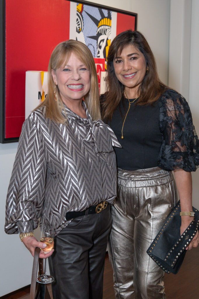 Tyri Centanni, Blanca Jolly at ISHIDA celebration at Art of the World Gallery  (Photo by Paul R. Davis)