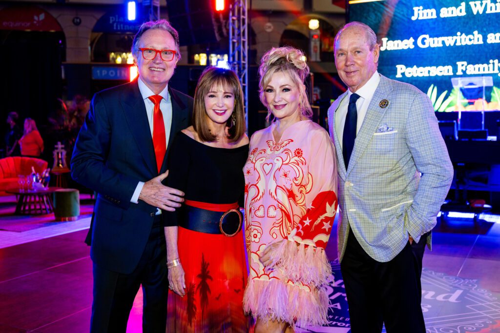 Chairs Ron Franklin & Janet Gurwitch with Whitney & Jim Crane at the Astros Foundation 'Diamond Dreams' gala (Photo courtesy of Houston Astros)