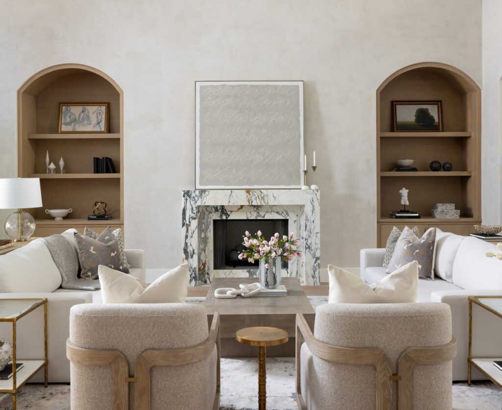 Venetian plaster sets the stage for elegant design in this masterful remodel at 11606 Blalock Lane. (Photo by Laurie Perez)