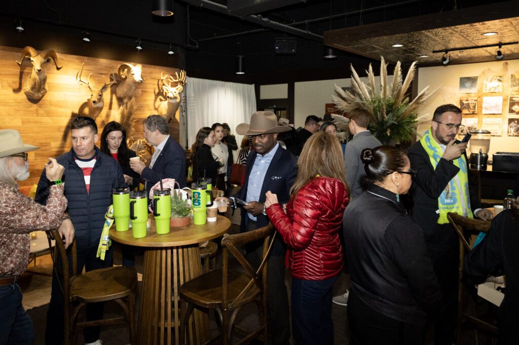 The draw party featured VIP rooms.  (Photo by Brooks Burris/Visit Fort Worth)