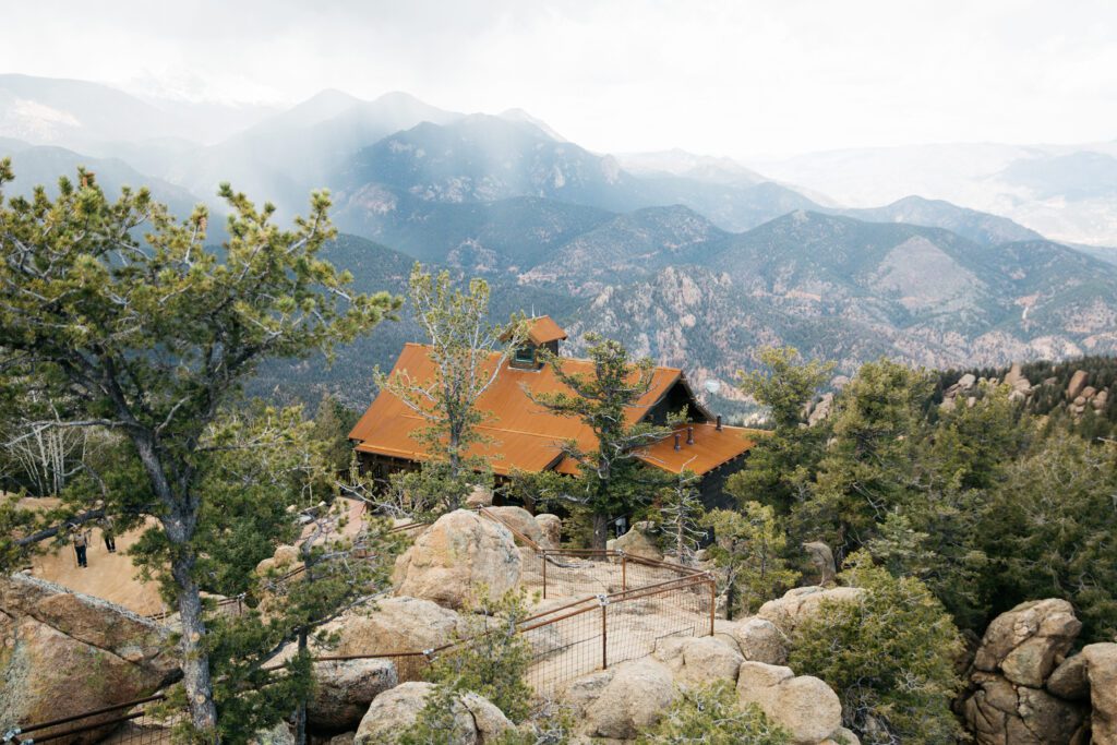 Perched 3,000 feet above The Broadmoor atop Cheyenne Mountain, Cloud Camp sits on the foundation of the Penrose's original 1927 Cheyenne Lodge. (Photo by The Broadmoor)