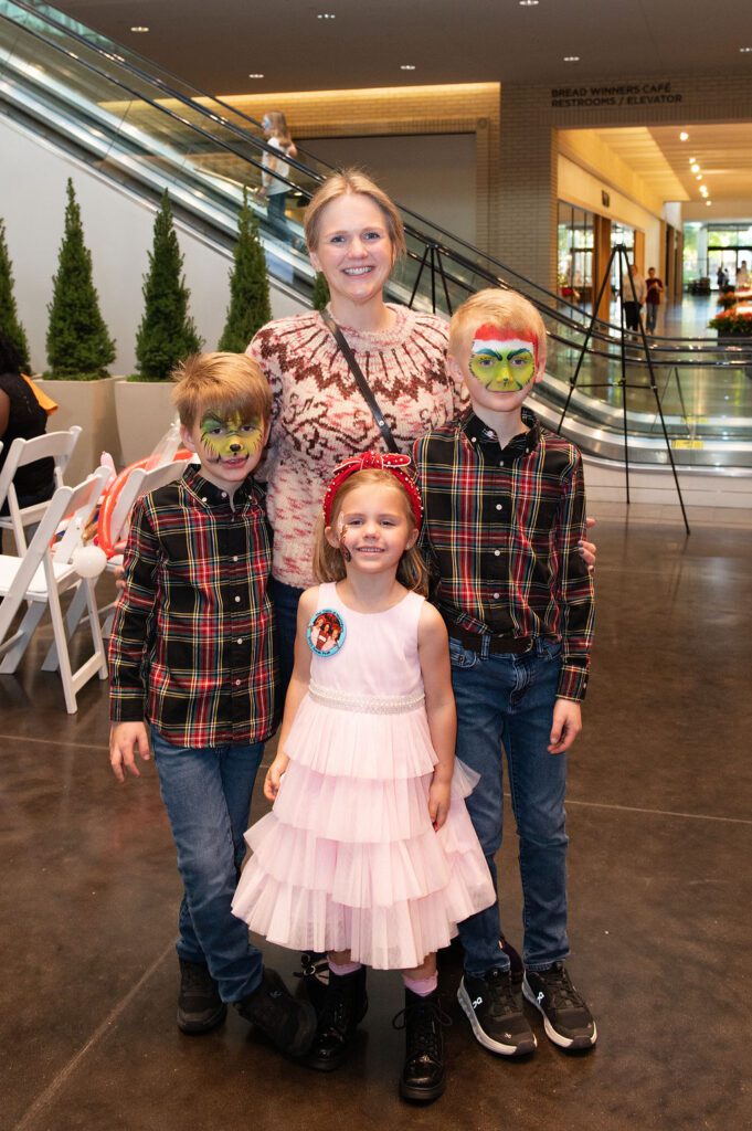 2025 Trains Honorary Chair - Lacy Sands - and children (Photo by Tamatha Cameron)