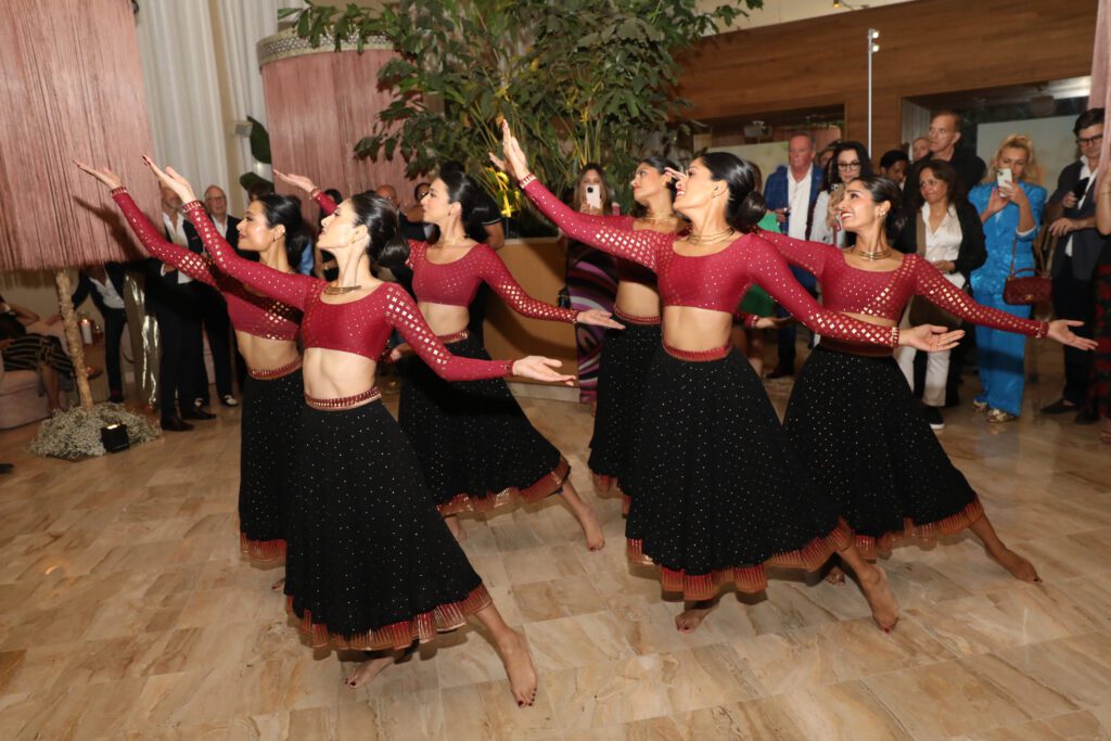 A dance performance by Payal Kadakia and Sa Dance Company at Art From The Eye of India at Miami Art Week at The Shelborne by Proper