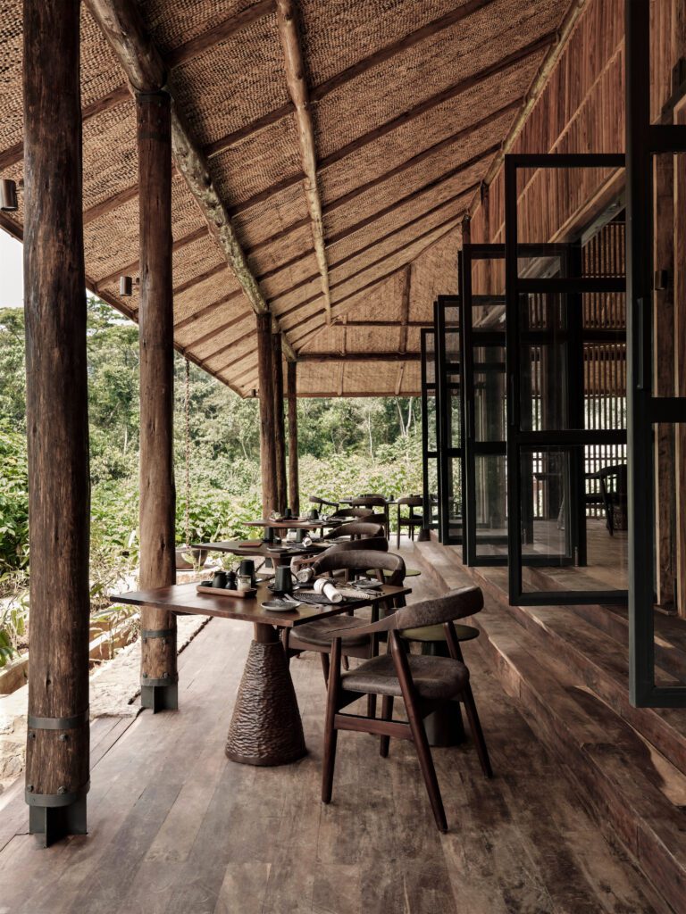 Gorilla Forest Lodge is the only luxury lodge located within Bwindi Impenetrable Forest, a UNESCO World Heritage Site