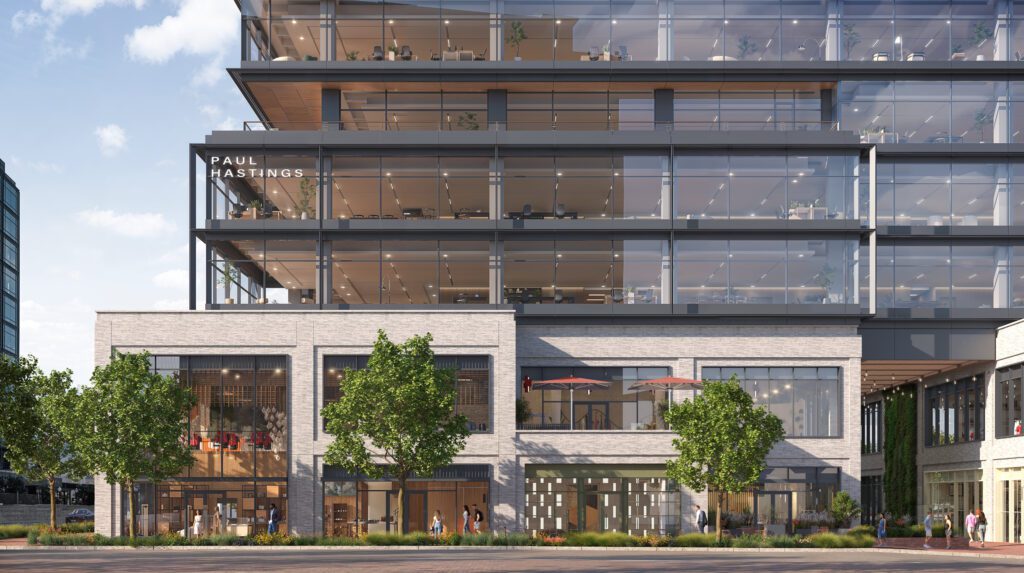 The new development, which is a joint venture between BDT & MSD, Trammell Crow Company, the owners of Highland Park Village, and The Retail Connection, will open more than 100,000 square feet of best-in-class restaurants and retailers to the neighborhood following The Knox Hotel’s opening in Fall 2026. (Courtesy)