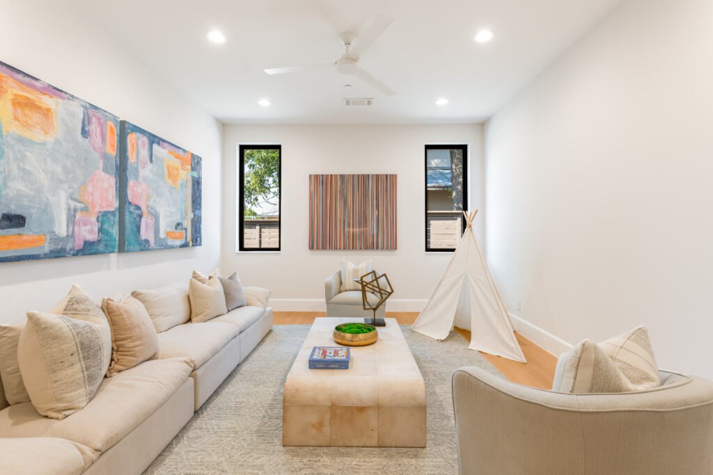 With a gameroom, two laundry rooms (you can never have enough laundry space), playroom, kids study, and more, there’s plenty of room to spread out and enjoy all that 7522 Midbury Drive has to offer. 