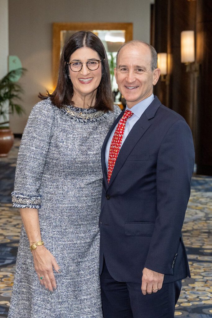 HMH board chair Elyse Spector Kalmans & Lewis Kalmans at Holocaust Museum Houston 'Guardian of the Human Spirit Luncheon' (Photo by Jacob Power)