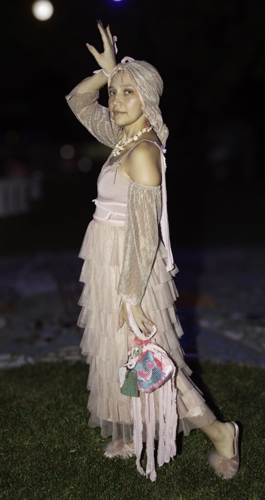 Ava Lubetkin at Orange Show Barefoot Beach Ball (Photo by Mike Herrera)