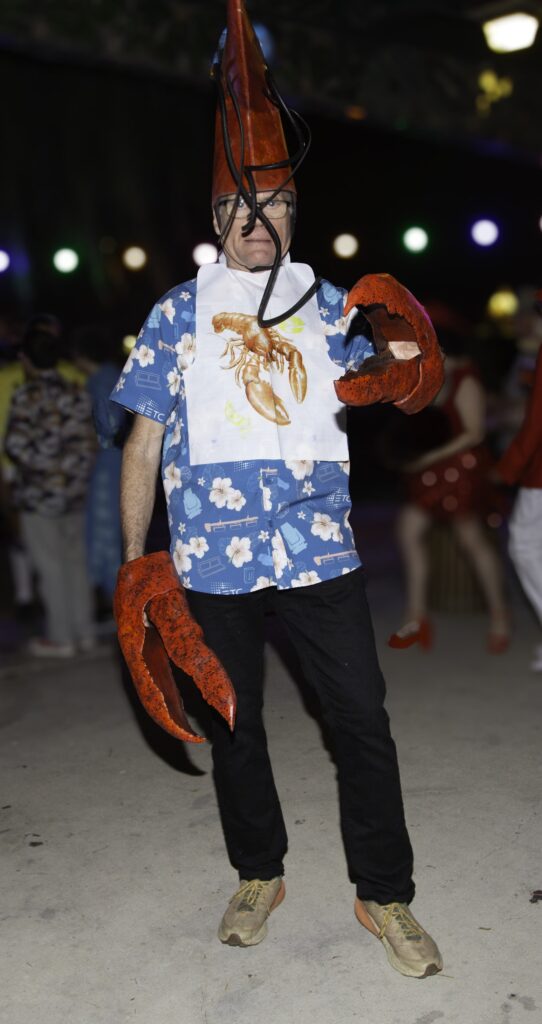 Malcolm Hackney at Orange Show Barefoot Beach Ball (Photo by Mike Herrera)