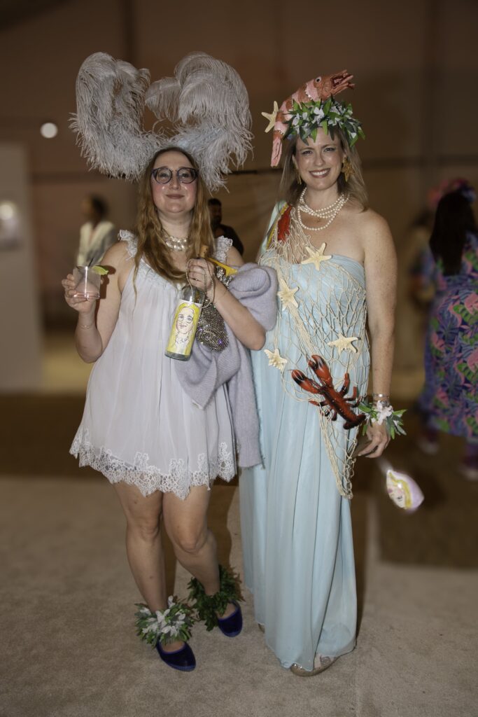 Maddy Brodie Sterman, Shelby Robinson at Orange Show Barefoot Beach Ball (Photo by Mike Herrera)