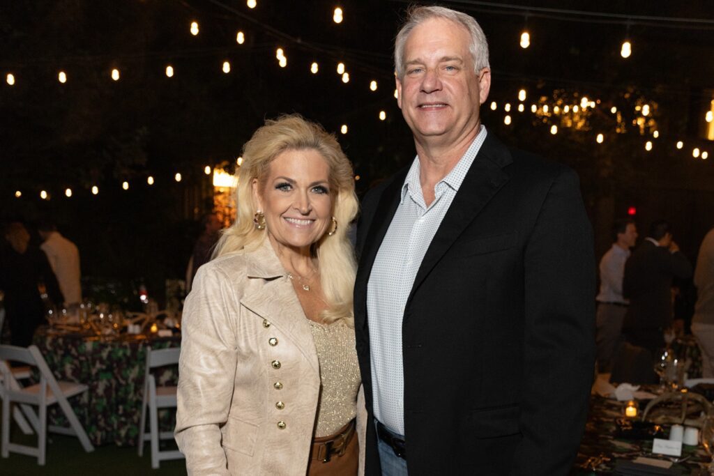 Michelle Maresh, David Weed at The Houstonian Cigarros y Smoke dinner