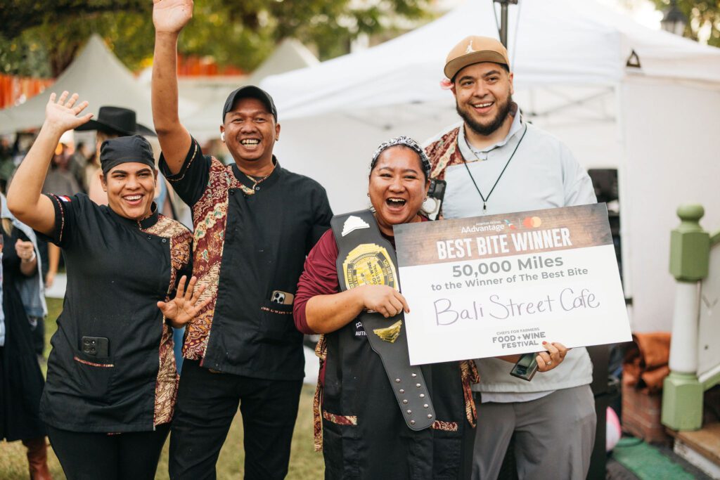 Best Bite Winner for Saturday - Bali Street Cafe Nilinda Prausa and Bali Street Team (Restaurant) and Southern Sunny Acres (Farm) (Photo by Chase Hall)