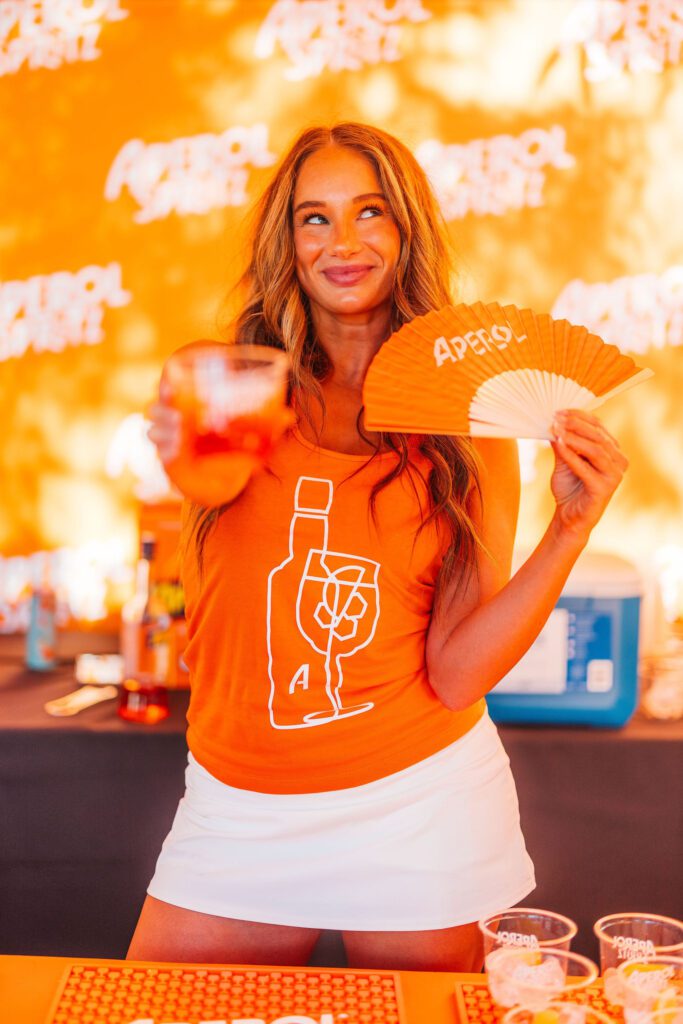 Aperol spritzes are always available at Chefs for Farmers. (Photo by Chase Hall)