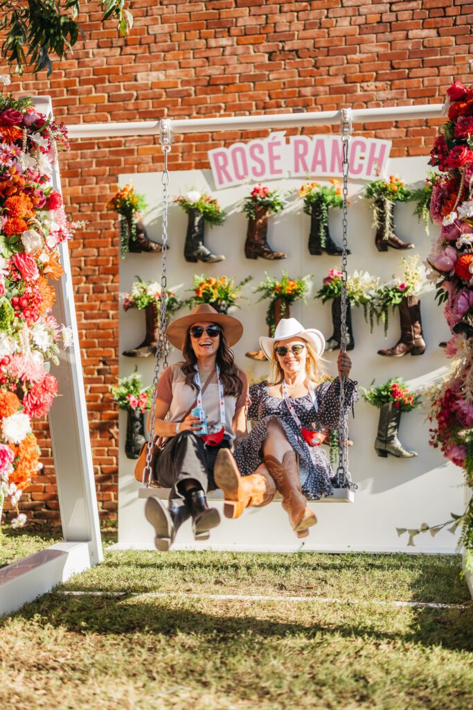The Rosé Ranch was one of the new activations at Chefs for Farmers. (Photo by Chase Hall)