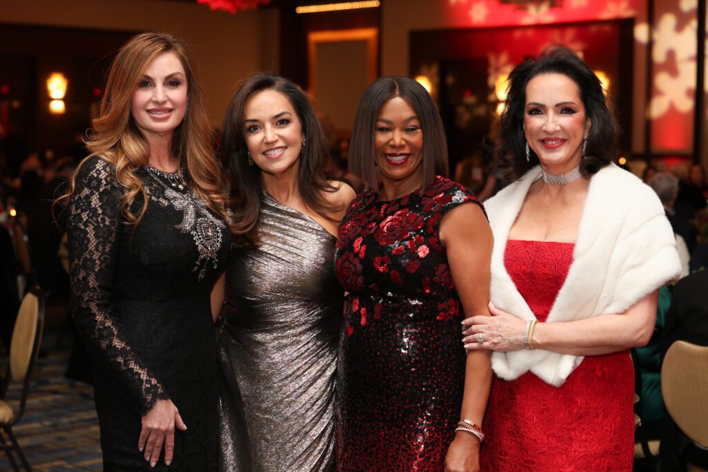 Brigitte Kalai, Maria Moncada, Deborah Duncan, Alicia Smith at the Salvation Army gala (Photo by Priscilla Dickson)