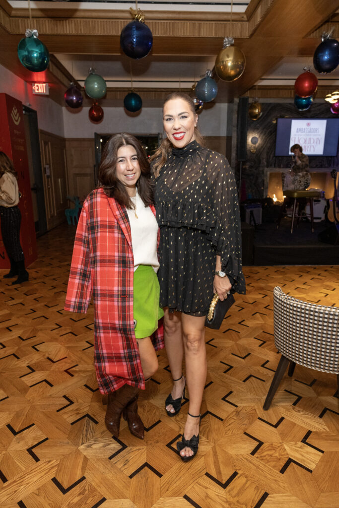 Camila Cubero, Disney Harris at the Ambassadors for Texas Children’s Hospital Houston Holiday Party   (Photo by Jenny Antill/Texas Children's Hospital)