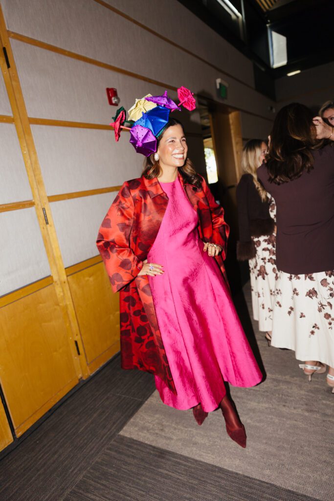 Catalina Gonzalez Jorba in a hat from Houses and Parties (Photo by Vanessa Chavez)