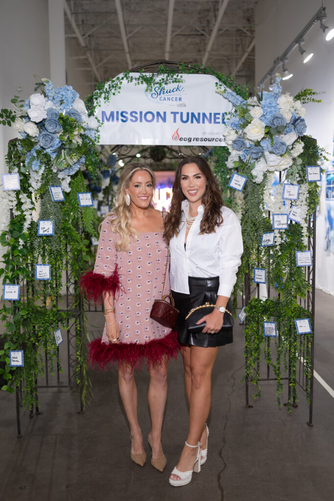 Chairs Whitney Lawson & Disney Harris  at the American Cancer Society 'Shuck Cancer Houston' fundraiser (Photo by Daniel Ortiz)