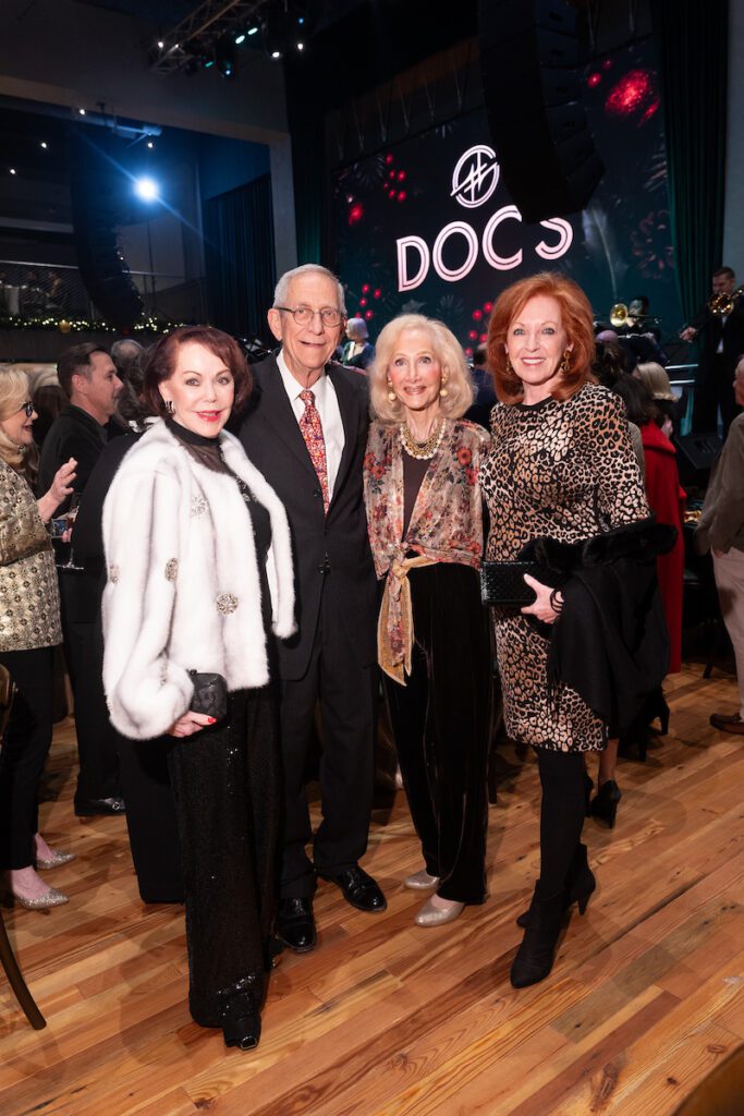 Chris Kase, Harry & Diane Gendel, Nancy Strohmer at the dinner honoring 2026 Treasures (Photo by Daniel Ortiz)