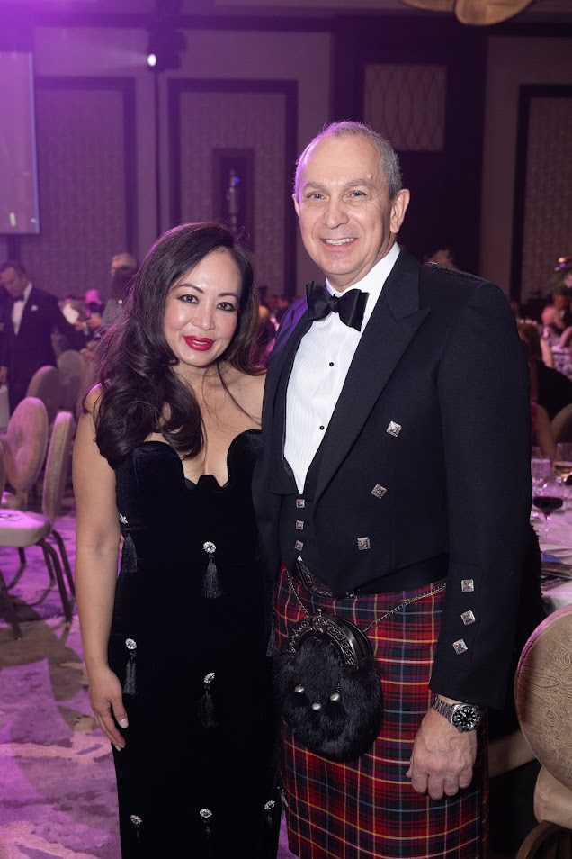Christine & Kevin Mitchell at the British American Foundation of Texas Gala (Photo by Wilson Parish)