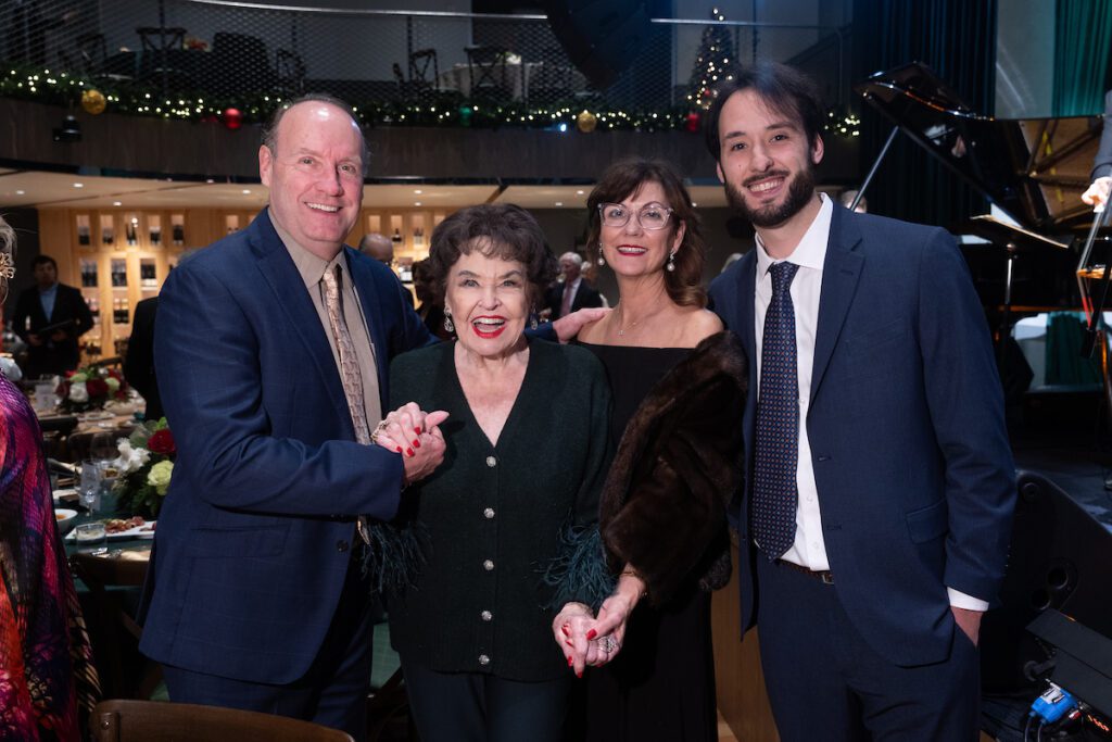 Cliff Roberts, Warner Roberts, Angie Roberts, Cliff W. Roberts at the dinner honoring 2026 Treasures (Photo by Daniel Ortiz)