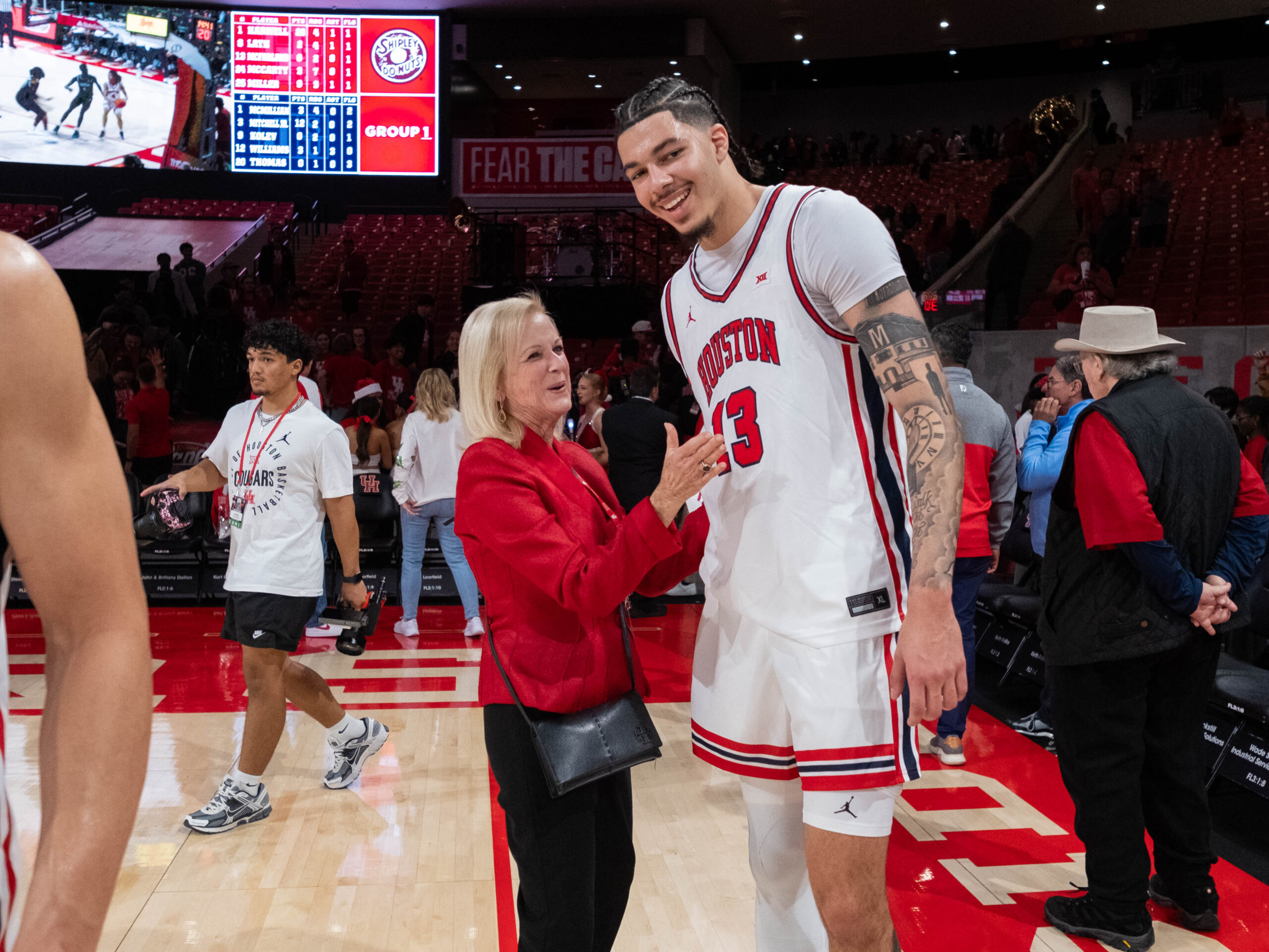University of Houston Cougars men’s basketball team defeated the Jackson State Tigers 80-38 on Wednesday night at the Fertitta Center, DECEMBER 10, 2025