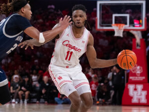 University of Houston Cougars men’s basketball team defeated New Orleans Privateers 99-57 at the Fertitta Center, December 13, 2025