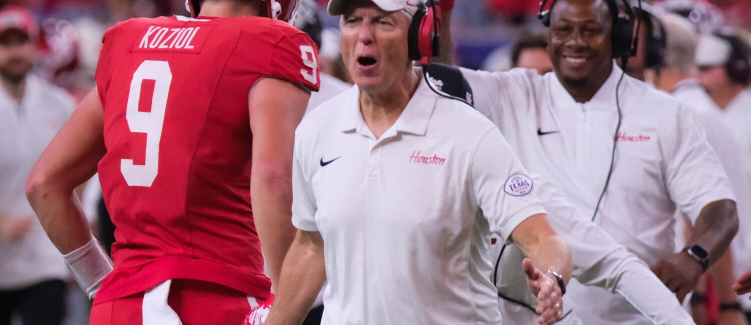 The University of Houston Cougars football team defeated the LSU Tigers 38-35 to win the Kinder’s Texas Bowl at NRG Stadium, December 27, 2025.