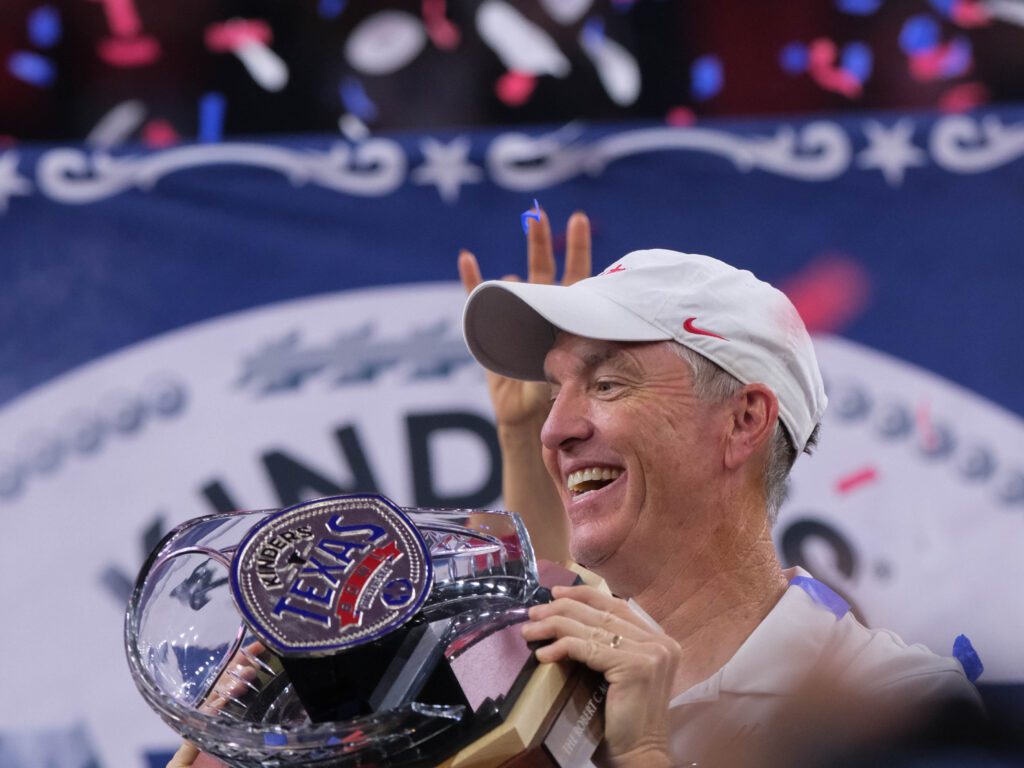 University of Houston coach Willie Fritz feels he can win a national championship at UH. (Photo by F. Carter Smith) 