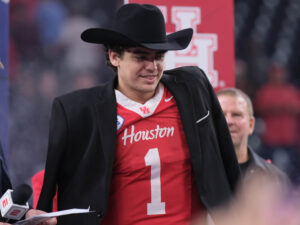 The University of Houston Cougars football team defeated the LSU Tigers 38-35 to win the Kinder’s Texas Bowl at NRG Stadium, December 27, 2025.