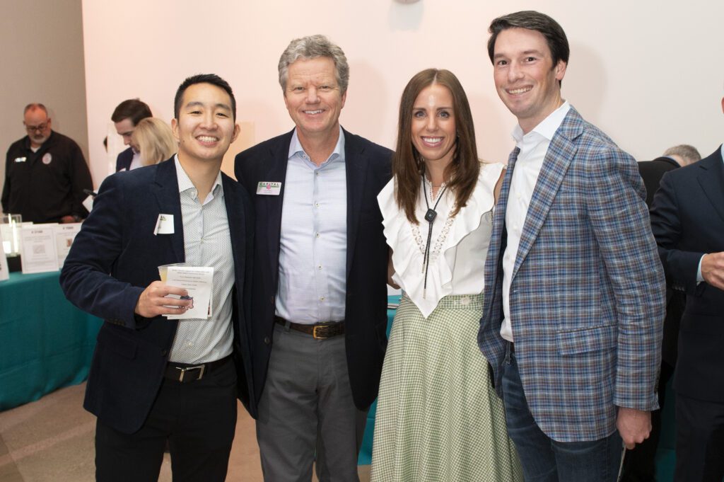 Dan Wu, Joe O'Brien, Danielle and Austin Reynolds (Photo by Tamytha Cameron)