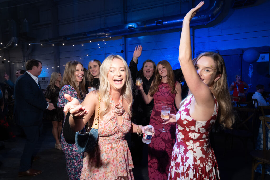 Dancing queens at the American Cancer Society 'Shuck Cancer Houston' fundraiser (Photo by Daniel Ortiz)
