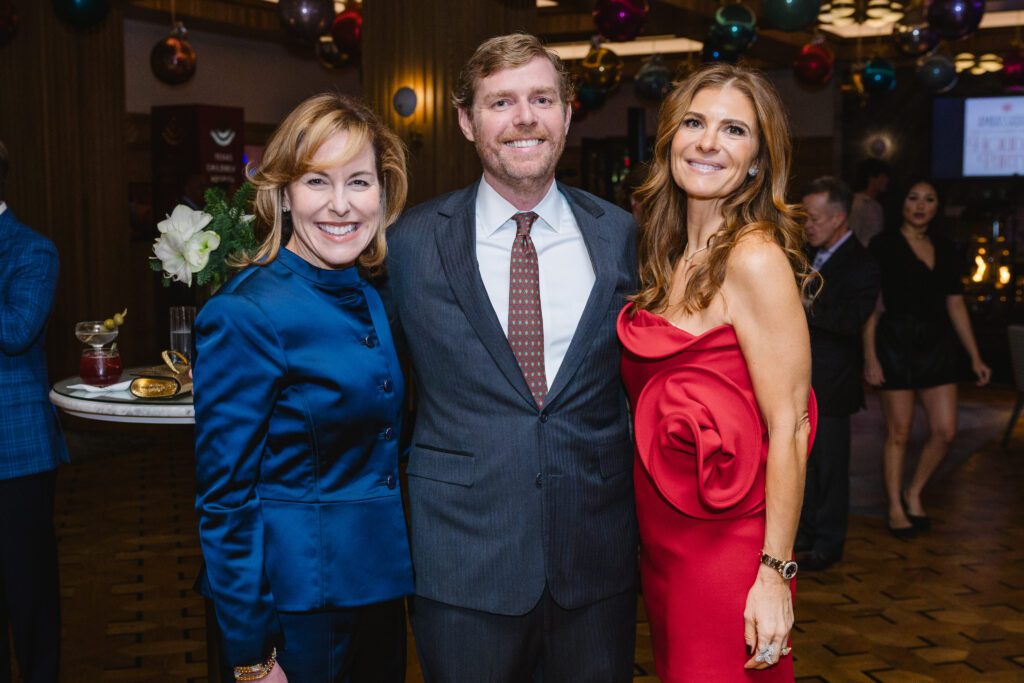 Debra F. Sukin, John & Mary Steen  at the Ambassadors for Texas Children’s Hospital Houston Holiday Party   (Photo by Jenny Antill/Texas Children's Hospital)