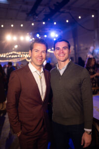 Emcee Derrick Shore and Brandon Bourque (Daniel Ortiz)