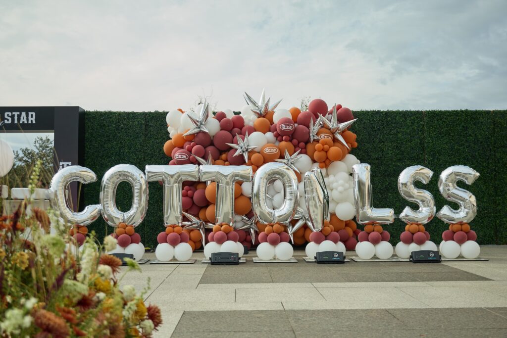 Entrance to the Cotton Holdings Lone Star Showdown tailgate held on the roof of the LBJ Presidential Library (Photo Courtesy of Cotton Holdings) (Photo by Courtesy of Cotton Holdings)