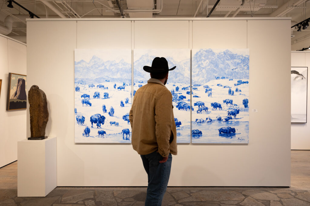 Local Gallery Wild partnership as unexpected and playful interpretations of the surrounding landscape punctuated the hallways and public spaces. (Photo by Four Seasons Jackson Hole and Chris Polys)