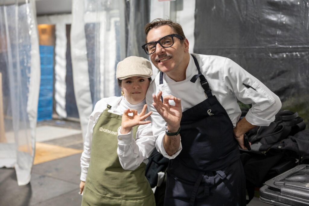 Genuine Cup server, Chef Jordi Roca  at the Hope & Opportunity dinner in support of the neurodiverse community. (Photo by Texas Children's Hospital) 